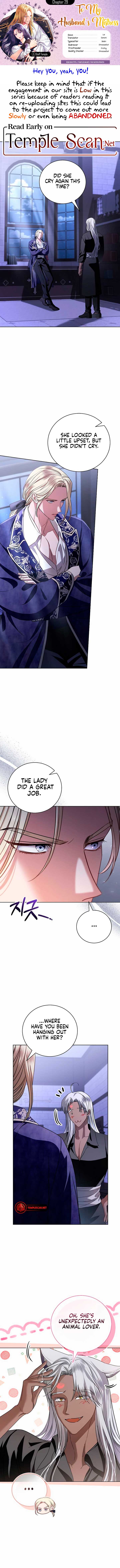 To My Husband’s Mistress Chapter 29 page 1